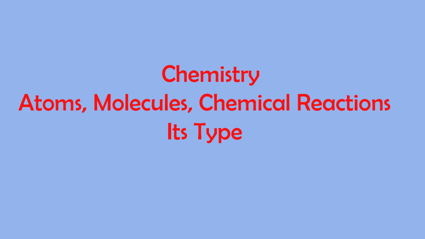 You are currently viewing Chemistry Basics Atoms Molecules Chemical Reactions Its Type